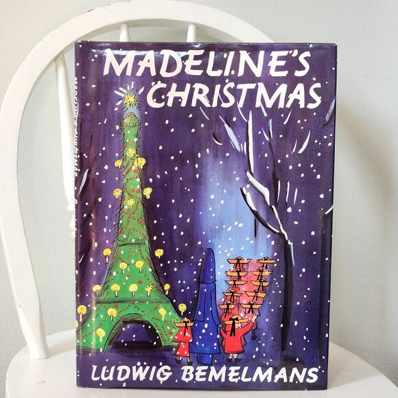 Madeline Christmas Gift Set – 1990 Eden Doll + “Madeline’s Christmas” 1985 Book - Picture 4 of 16